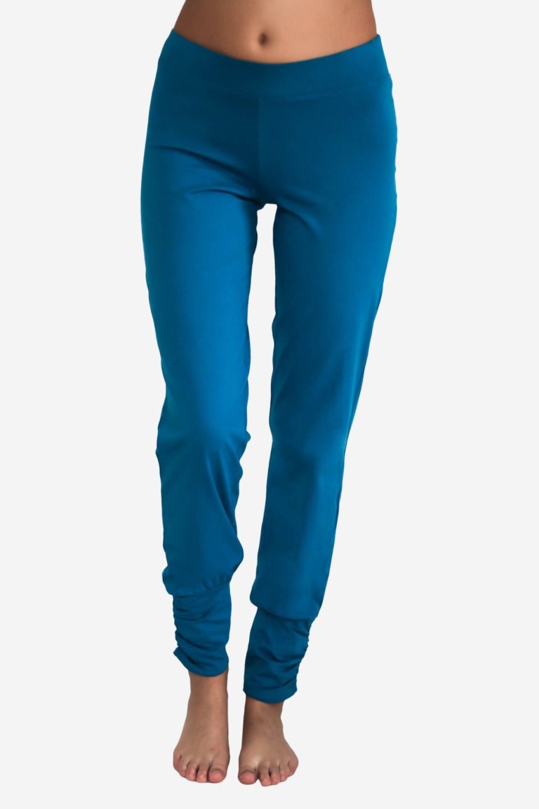 yogabyxor petrolblå modell