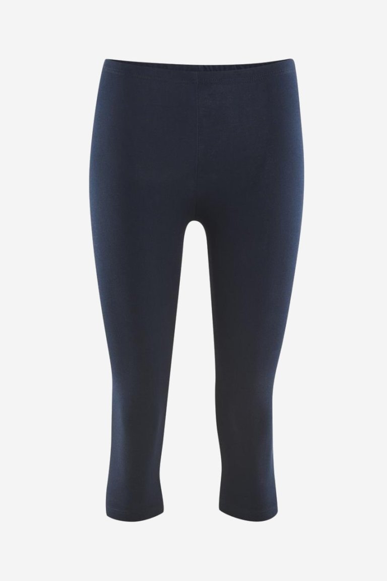 leggings 3/4-längd marinblå