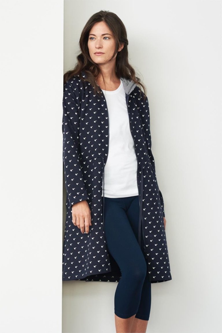 leggings 3/4-längd marinblå modell