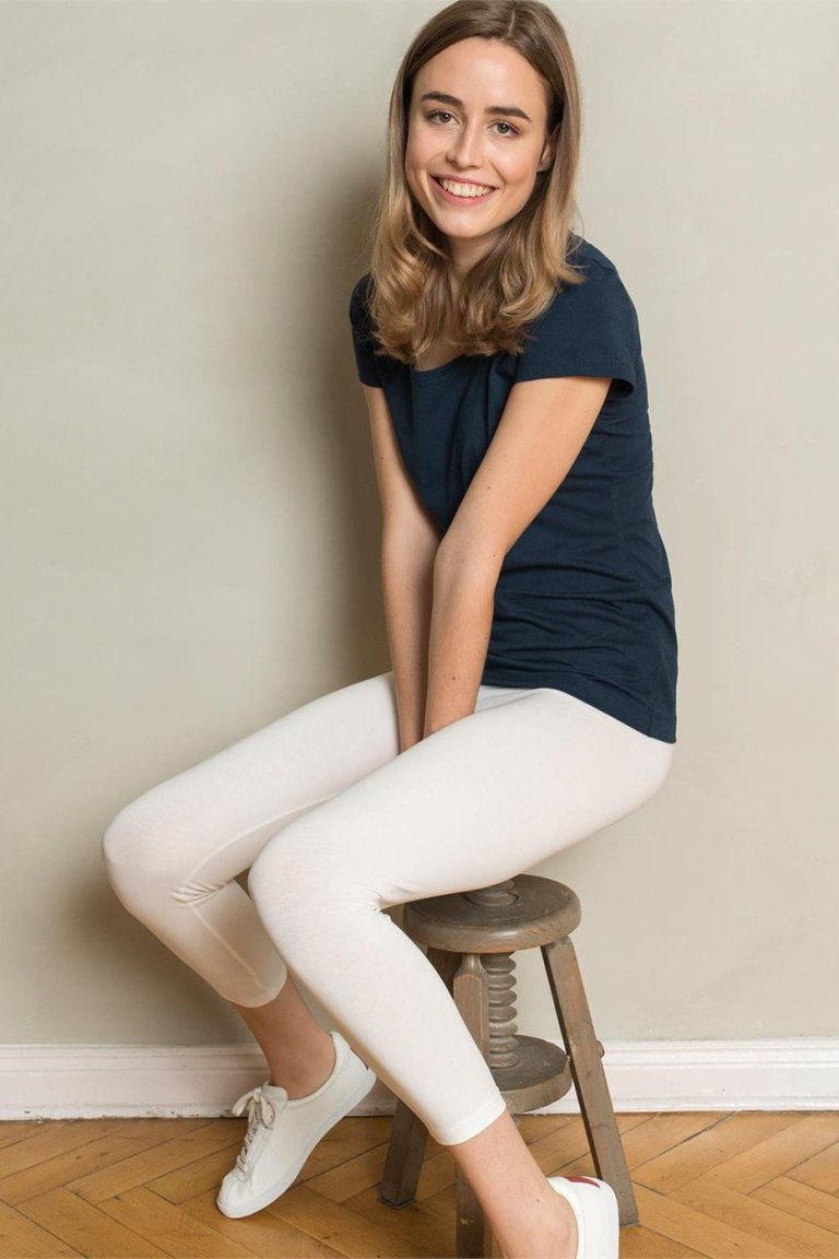 leggings 7/8-längd vita modell