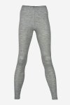 ekologiska leggings ull/silke gråmelerad