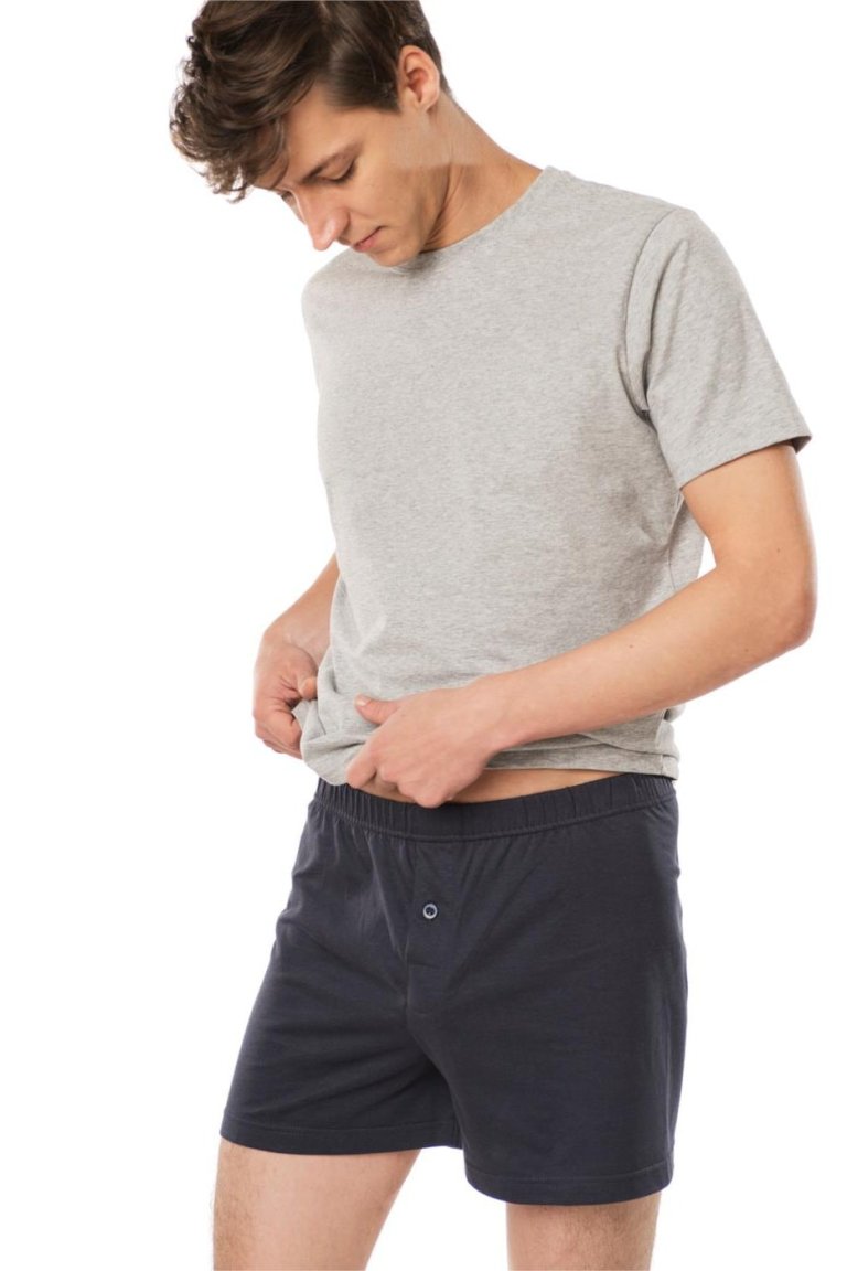 boxershorts blå modell