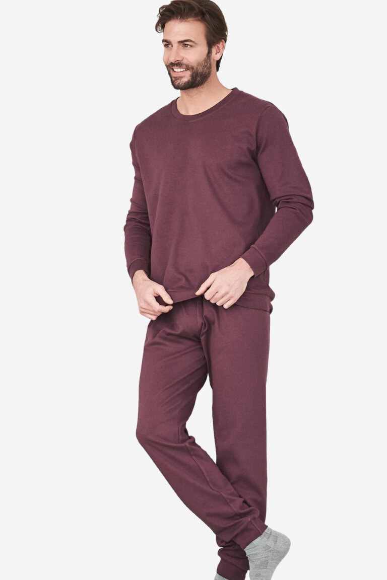 pyjamas herr vinröd modell