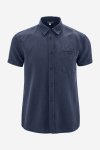 Skjorta kortärm linmix GEORGE mörkblå