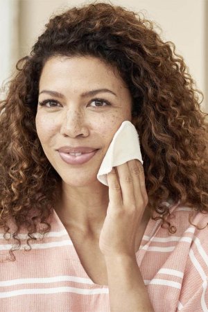 ansiktsrengöringpads ekologisk bomull modell