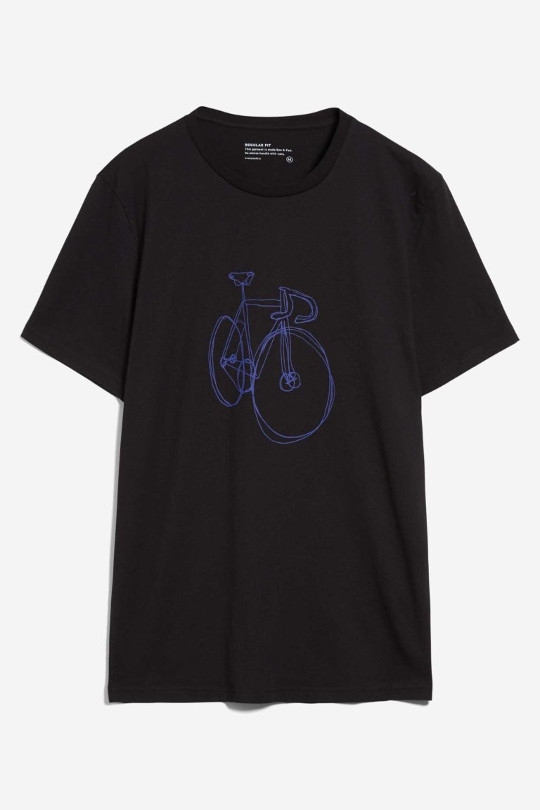 t-shirt scribble bike jaames svart