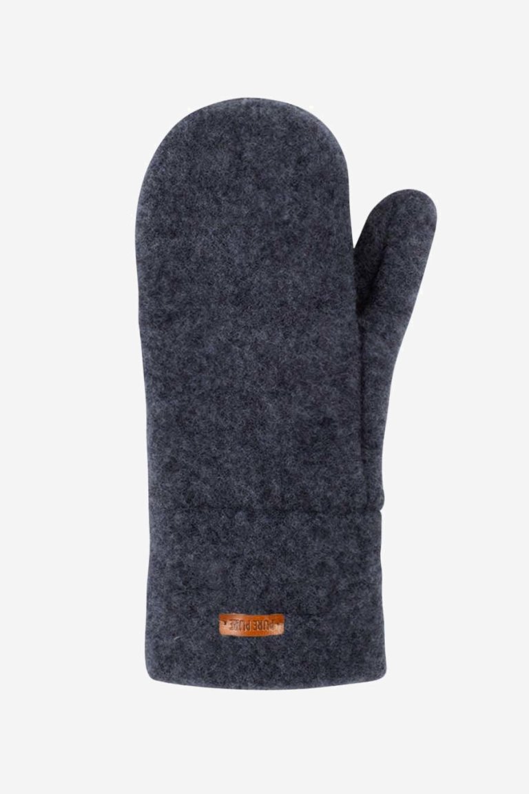 tumvantar ullfleece unisex marinblå
