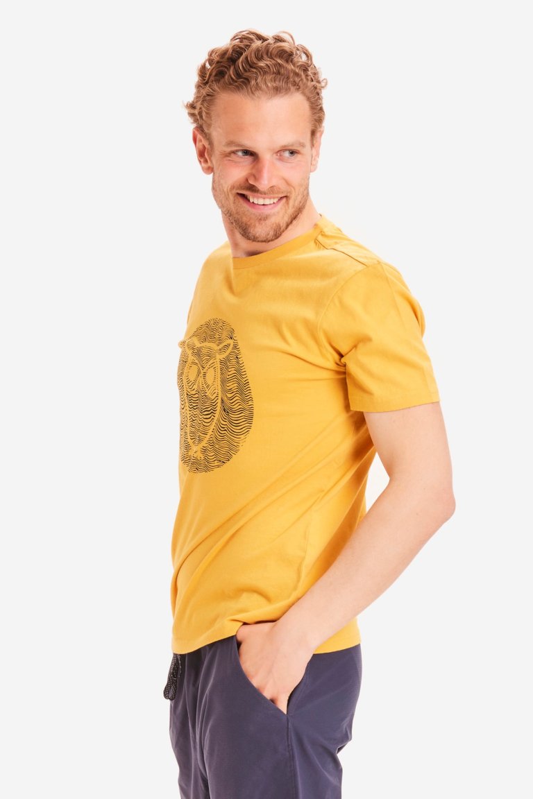 t-shirt wave owl alder gul modell sidan
