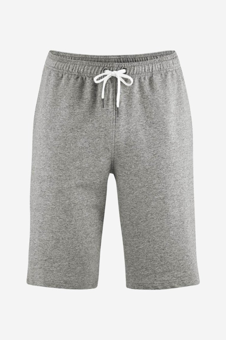 sweatshorts herr gråmelerad