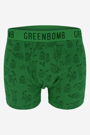 kalsonger boxer sengångare grön