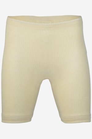 ekologisk boxertrosa lång ull/silke naturvit