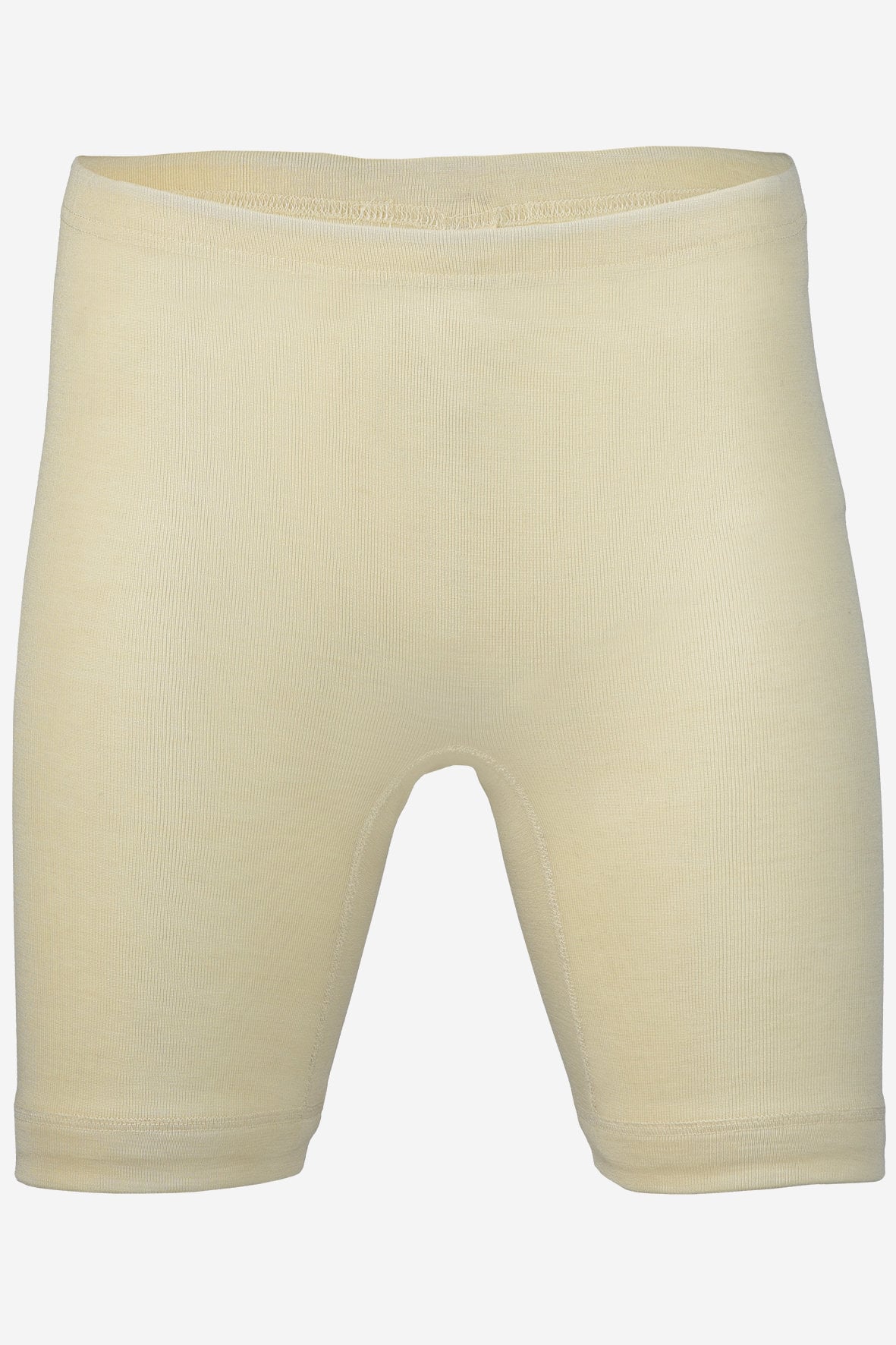 ekologisk boxertrosa lång ull/silke naturvit