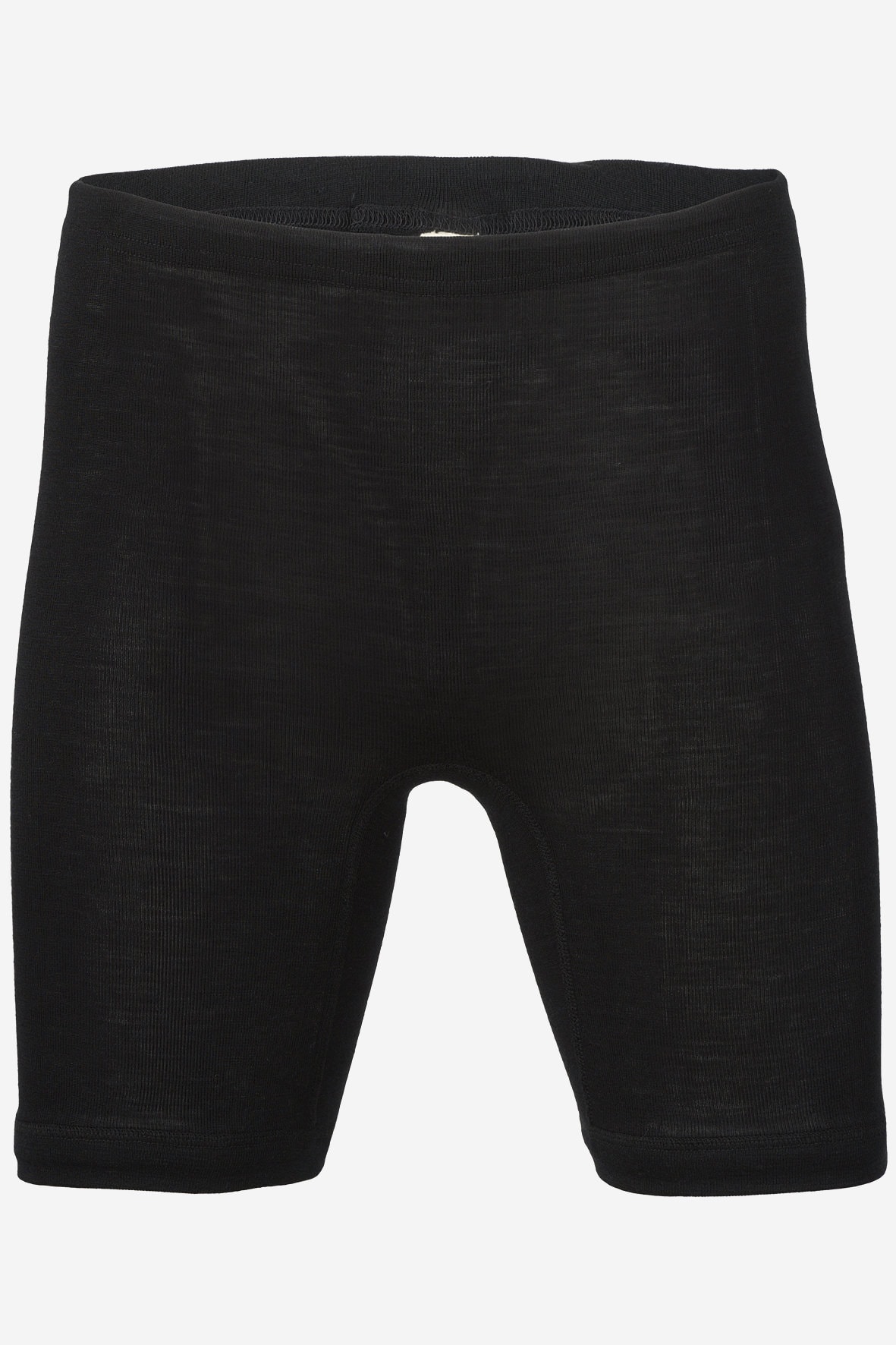 ekologisk boxertrosa lång ull/silke svart