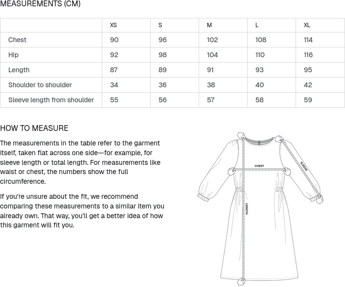 ekologisk klänning stickad lo